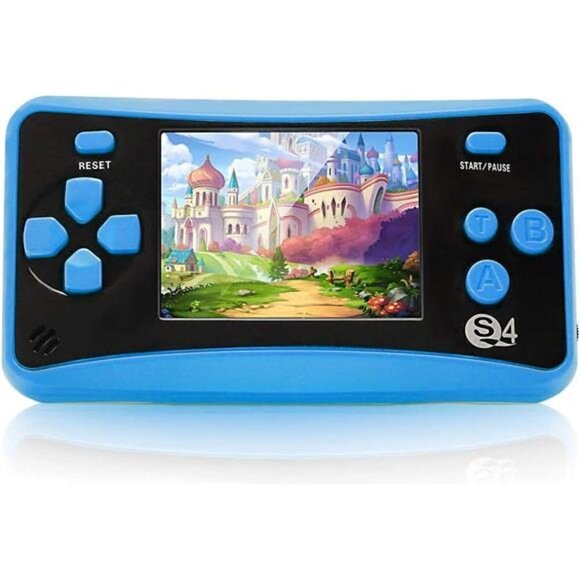 Kids Handheld 182 Built In Games Console Children Ages 4-12 Retro Classic BLUE - Picture 1 of 7